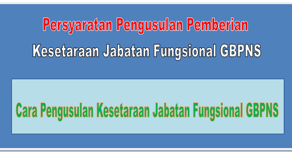 Persyaratan Pengusulan Pemberian Kesetaraan Jabatan 