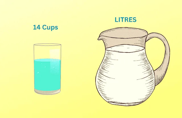 14 Cups To Liters