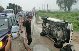 गैंगेस्टर विकास दुबे पुलिस के साथ मुठभेड़ में मारा गया
