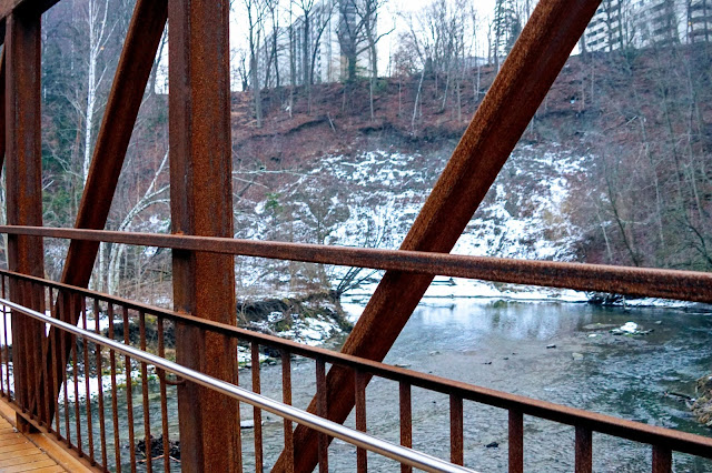 Bridge over the Don River in the Charles Sauriol Conservation Area