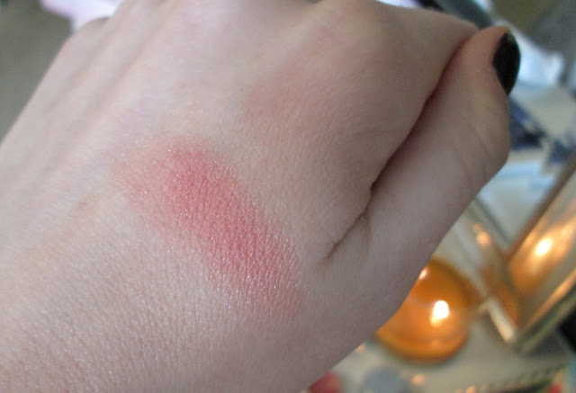 Close up swatch of Becca Beach Tint Shimmer Soufle in Watermelon/Moonstone