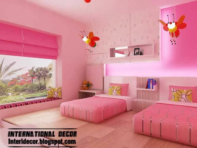 Pink Girl's Bedroom 2014 : Inspire Pink Room Designs Ideas For Girls