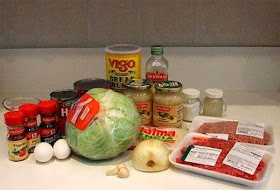 Hungarian Stuffed Cabbage Rolls Ingredients
