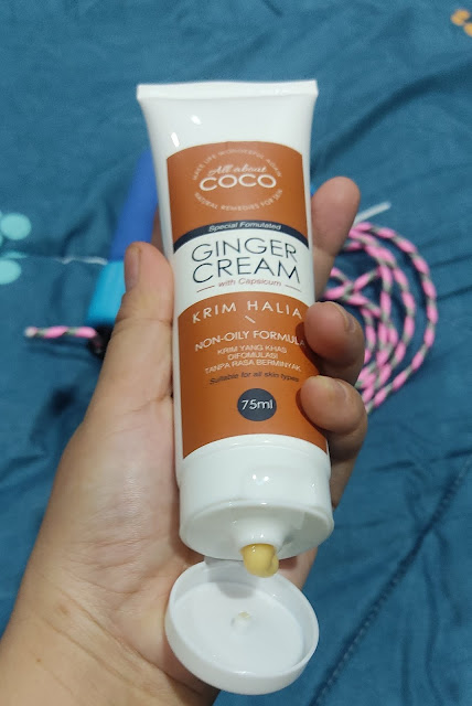 Guna Krim Halia Dengan Capsicum Dari All About COCO, krim halia, krim halia panas, krim halia yang berkesan, ginger cream, krim halia paling efektif, krim halia panas, krim halia minyak kelapa dara, krim untuk pantang, cara bakar lemak, cara pantas bakar lemak, kelebihan krim halia, kelebihan menggunakan krim halia, kebaikkan krim halia, cara menggunakan krim halia yang betul, cara pantas bakar lemak, krim halia dengan capsicum, krim halia 2 kali power,