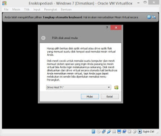 Cara Mudah Install Windows 7 VirtualBox Lengkap+Gambar