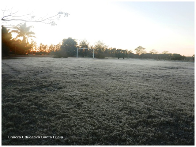 Amanecer helado - Chacra Educativa Santa Lucía