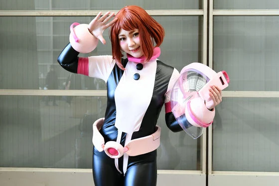  20+ Best Cosplay Uraraka Ochacho My Hero Academia Paling Imut dan Seksi