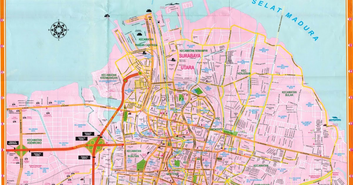 Peta Kota: Peta Kota Surabaya