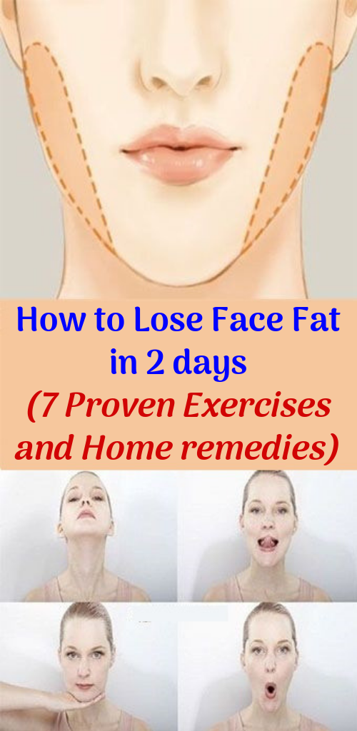 How to Lose Face Fat in 2 days (7 Proven Exercises and