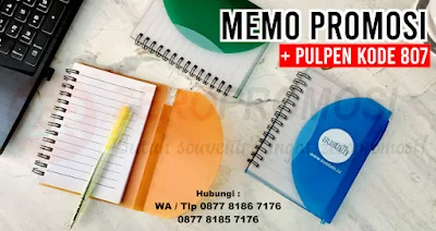 Jual Notes Transparan + sticky note N-807 untuk souvenir kantor