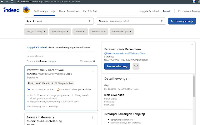 Lowongan Kerja Perawat Di Indeed