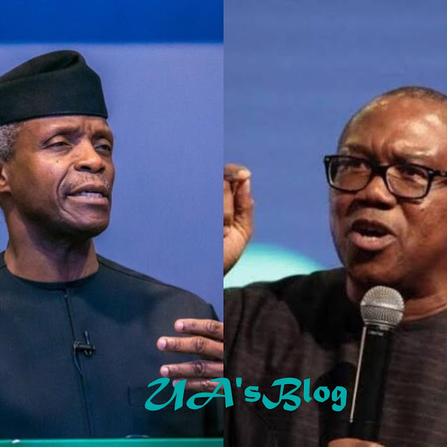 BREAKING!! 2019 : “You Can’t Shut Down Your Shop And Be Chasing Criminal” Peter Obi Clashes With Osinbajo