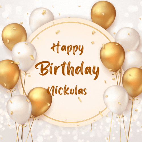 Happy Birthday Nickolas (Animated gif)