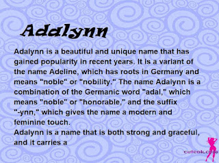 meaning of the name "Adalynn"