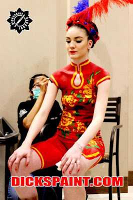 Body Painting Cheongsam Jakarta