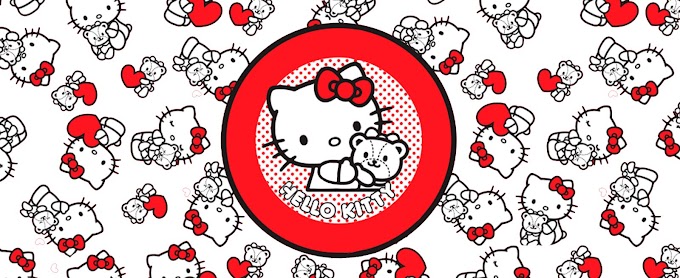 HELLO KITTY PARA TAZA DE 11 OZ.