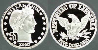 Liberia Barber Coin