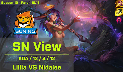 SN View Lillia JG vs Nidalee - KR 10.15