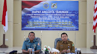Rapat Anggota Tahunan Primkopal Lanal Dumai, Siap Bangun Kemitraan Yang Kuat