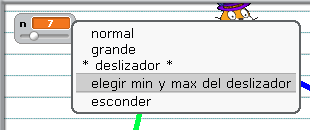 monitor: deslizador