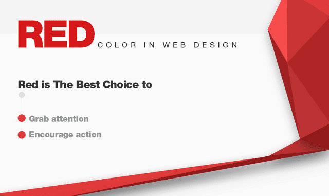 Red Color in Web Design