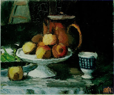 P4 Still Life with a Bowl of Apples by Roderic O'Conor