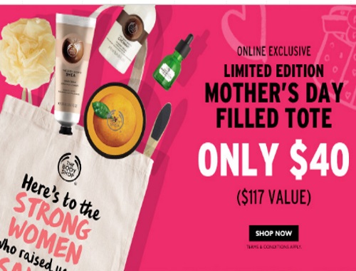 The Body Shop Mother's Day Tote