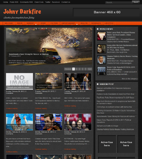 Johny Darkfire Blogger Template