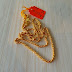 SOLD Rantai Leher Pintal Bubut 3.33g u107 44cm 0.2cm 