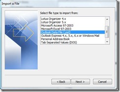 How To Use Import And Export In Outlook 20103