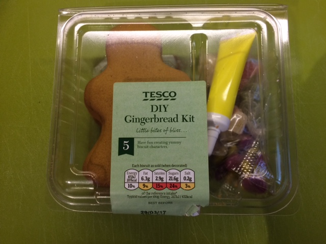 Box of Tesco Gingerbread