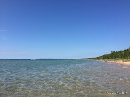 Crystal clear water