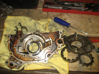 Stock Nissan RB26 Oil Pump Disassemble