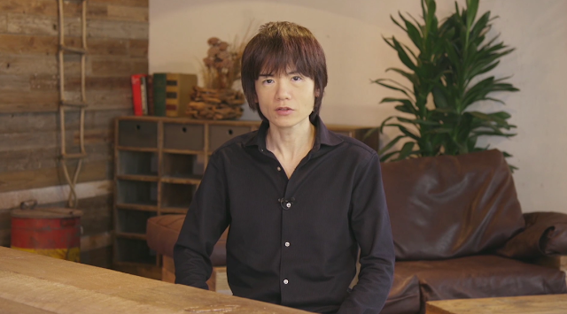 Masahiro Sakurai Nintendo E3 2018 younger skinnier appearance