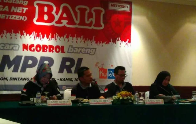 Ngobrol Bareng MPR RI Bersama Netizen Bali 2018