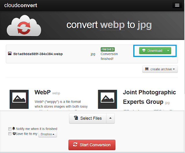 Cara Mengubah Gambar Berformat WebP ke JPG/PNG