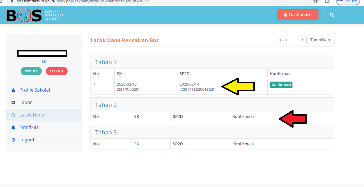 Dana BOS Tahap II Sudah Dicairkan - Cek Di Portal Bos Online - Darisd.com