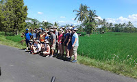 Besepeda di Ubud Bali