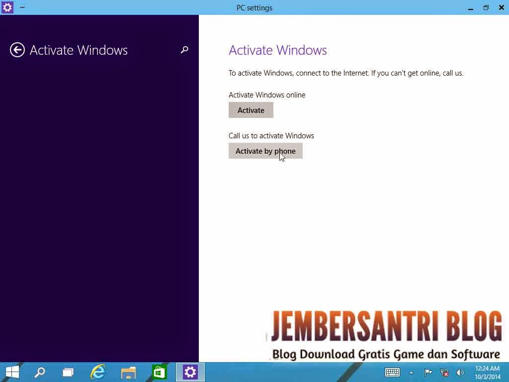 Cara Aktivasi Windows 10 Technical Preview