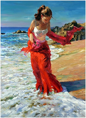 Beyond the Sea Painting by Vladimir Volegov artist