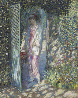 Frederick Carl Frieseke The Lattice Gate