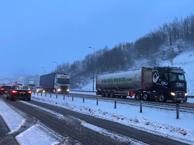 Drivers Stuck For Hours In Snowbound M62 Tailbacks