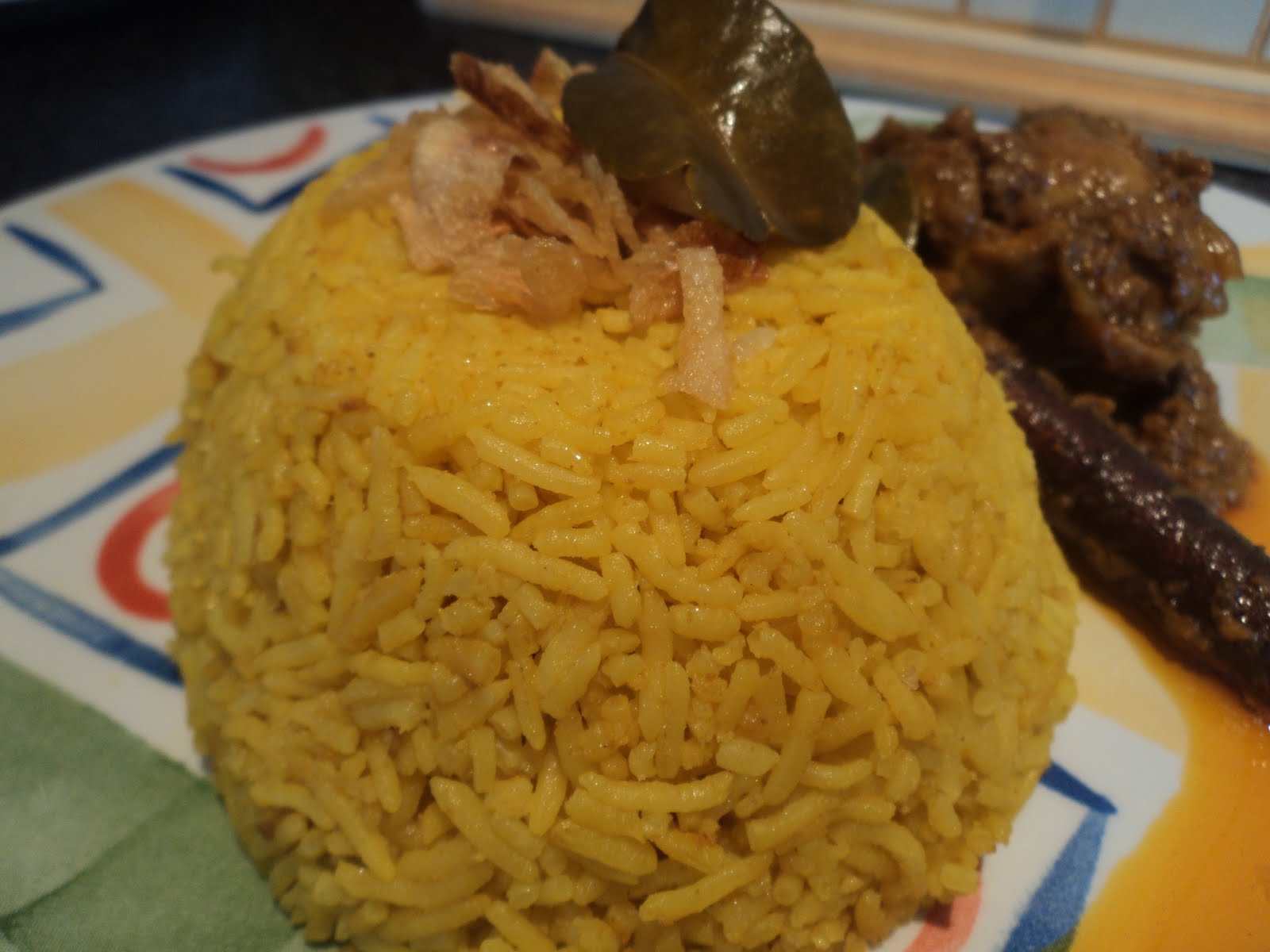 Simply Mama ♥: ♥Nasi Kuning Aroma + ♥Ayam Rempah Aroma