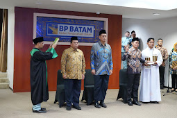 Pelantikan Tiga Pejabat, Wakil Kepala BP Batam: Mari Kita Wujudkan Batam Kota Baru Sesuai Instruksi Kepala BP Batam, Muhammad Rudi