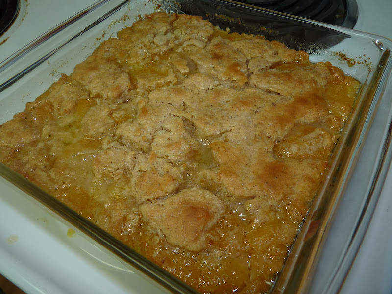 At Home in Kanesville: Home Canned Peaches Peach Cobbler