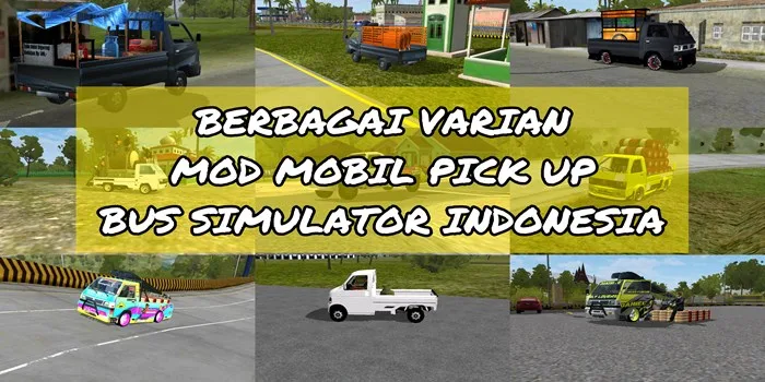 kumpulan mod mobil pick up bussid