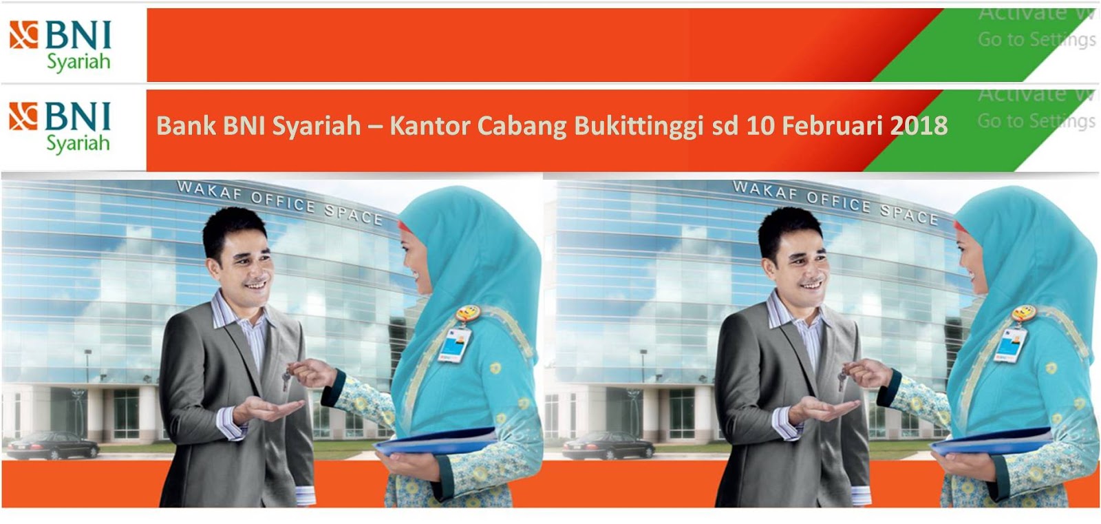 Lowongan Bank BNI Syariah KC Bukittinggi Terakhir 10 