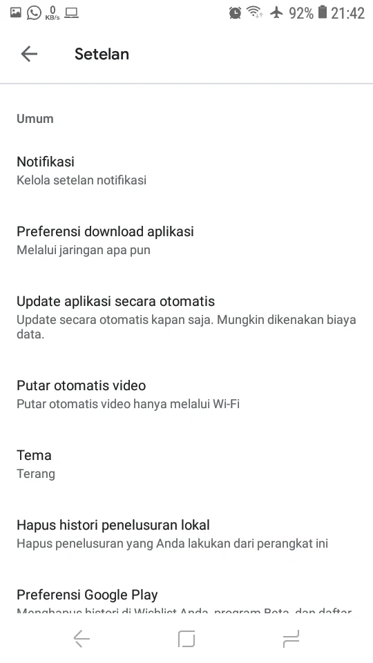 Versi Google Play Store Sudah yang Terbaru