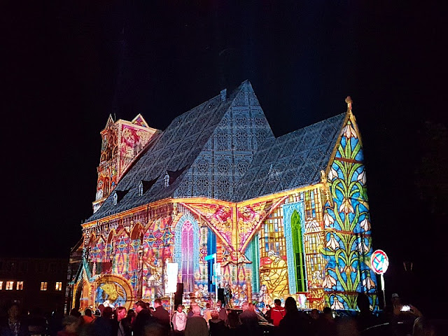 Zwickau, 900 Jahrfeier, Lichtershow