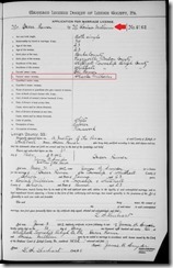 31 May 1892 - Marriage License - Oscar Ramer